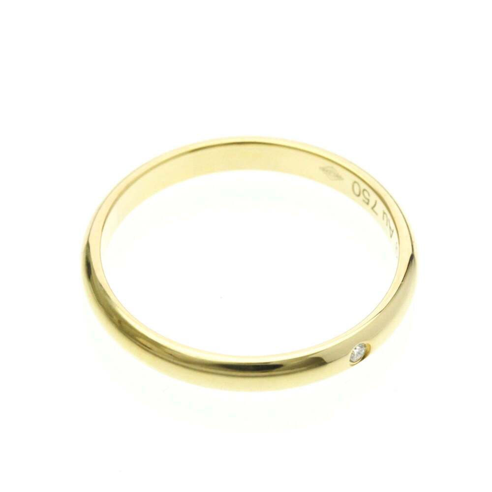 Cartier 1895 Wedding Ring With 1 Diamond Yellow Gold (18K) Fashion Diamond Ba... - Picture 9 of 9